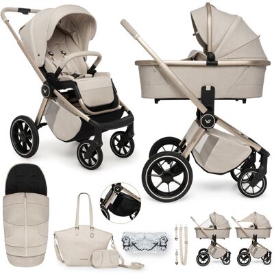 MUUVO Kočík kombinovaný Quick Boho Beige set 2v1 MUUVO Kočík kombinovaný Quick Boho Beige set 2v1