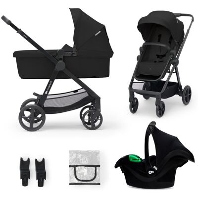 KINDERKRAFT Kočík kombinovaný 3v1 Newly Classic black + Mink PRO KINDERKRAFT Kočík kombinovaný 3v1 Newly Classic black + Mink PRO