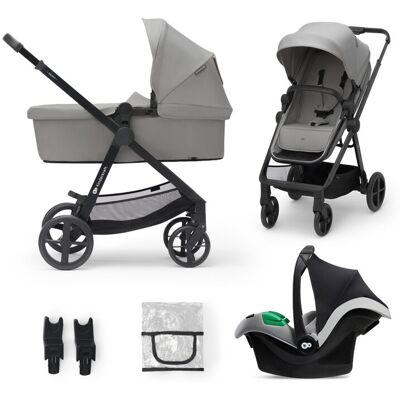 KINDERKRAFT Kočík kombinovaný 3v1 Newly Moonlight grey + Mink PRO KINDERKRAFT Kočík kombinovaný 3v1 Newly Moonlight grey + Mink PRO
