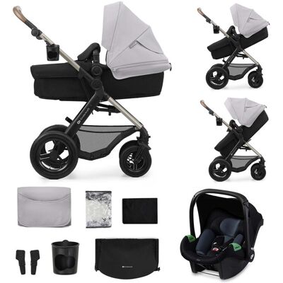 KINDERKRAFT Kočík kombinovaný Moov 2 Air 3v1 Moonlight Grey KINDERKRAFT Kočík kombinovaný Moov 2 Air 3v1 Moonlight Grey