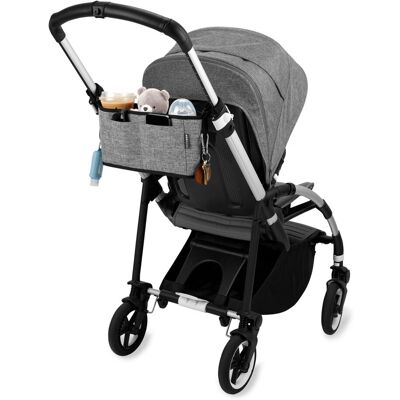 SKIP HOP Organizér na kočík Grab&Go Ultra grey melange SKIP HOP Organizér na kočík Grab&Go Ultra grey melange