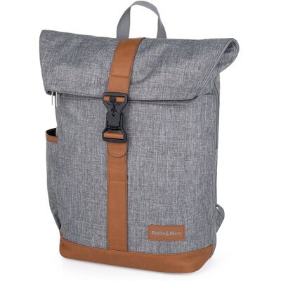 PETITE&MARS Batoh prebaľovací na kočík Jackob Ultimate Grey PETITE&MARS Batoh prebaľovací na kočík Jackob Ultimate Grey