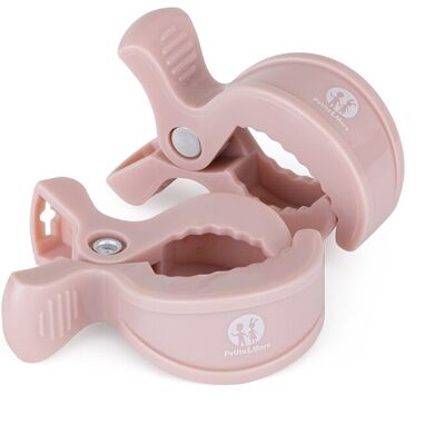PETITE&MARS Štipec Peg 2 ks Rose,PETITE&MARS Štipec Peg na kočík (2 ks) Rose PETITE&MARS Štipec Peg 2 ks Rose,PETITE&MARS Štipec Peg na kočík (2 ks) Rose