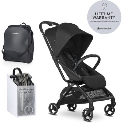 EASYWALKER Kočík športový Rockey S Pure Black EASYWALKER Kočík športový Rockey S Pure Black