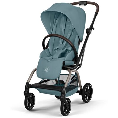 CYBEX Športový kočík Eezy S Twist+ 2 Taupe - Stormy Blue Gold CYBEX Športový kočík Eezy S Twist+ 2 Taupe - Stormy Blue Gold