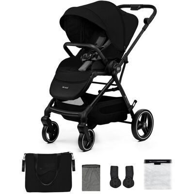 KINDERKRAFT SELECT Kočík športový Yoxi Pure Black KINDERKRAFT SELECT Kočík športový Yoxi Pure Black