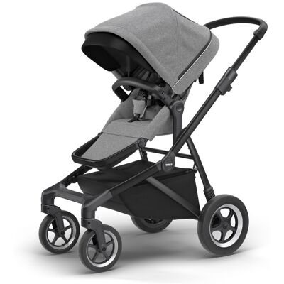 THULE Sleek grey melange on black 2022,THULE Športový kočík Sleek Black/Grey Melange THULE Sleek grey melange on black 2022,THULE Športový kočík Sleek Black/Grey Melange