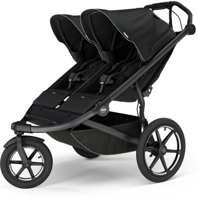 THULE Kočík športový súrodenecký Urban Glide 3 Double Black s magnetickou sponou THULE Kočík športový súrodenecký Urban Glide 3 Double Black s magnetickou sponou