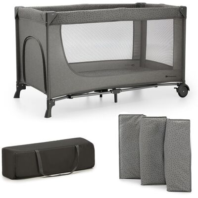 KINDERKRAFT Postieľka cestovná Joy 2 Dark grey KINDERKRAFT Postieľka cestovná Joy 2 Dark grey
