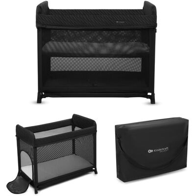 KINDERKRAFT SELECT Postieľka cestovná Moon Dream Black KINDERKRAFT SELECT Postieľka cestovná Moon Dream Black