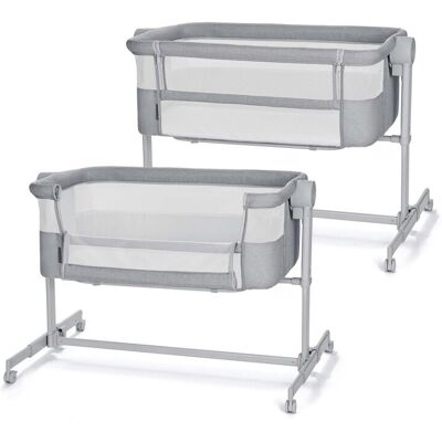 KINDERKRAFT Postieľka detská polohovateľná Nestee Up2 Full Light Grey KINDERKRAFT Postieľka detská polohovateľná Nestee Up2 Full Light Grey