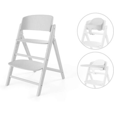 CYBEX Stolička jedálenská Click&Fold 3v1 All White Gold CYBEX Stolička jedálenská Click&Fold 3v1 All White Gold