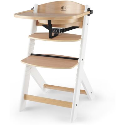 KinderKraft ENOCK wooden white,KINDERKRAFT Stolička jedálenská Enock White wooden, Premium KinderKraft ENOCK wooden white,KINDERKRAFT Stolička jedálenská Enock White wooden, Premium