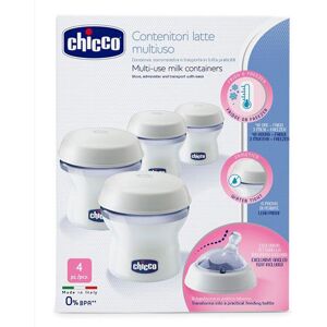 CHICCO VIA zásobníky na materské mlieko Natural Feeling, 4ks CHICCO VIA zásobníky na materské mlieko Natural Feeling, 4ks