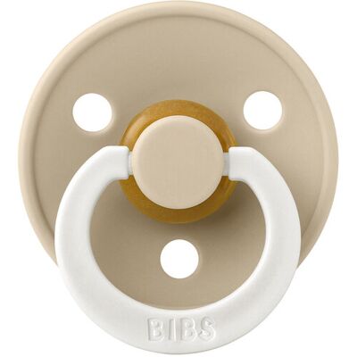 BIBS Cumlík z prírodného kaučuku nočný Colour 1ks, veľkosť 3 - Vanilla BIBS Cumlík z prírodného kaučuku nočný Colour 1ks, veľkosť 3 - Vanilla