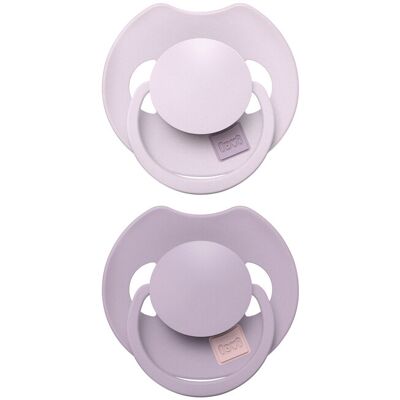 LOVI Cumlík silikónový dynamický Prime 6-18m 2ks Baby Lilac/Violet LOVI Cumlík silikónový dynamický Prime 6-18m 2ks Baby Lilac/Violet