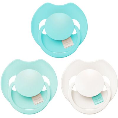 LOVI Cumlík silikónový dynamický Prime 6-18m 3ks Aqua Green LOVI Cumlík silikónový dynamický Prime 6-18m 3ks Aqua Green