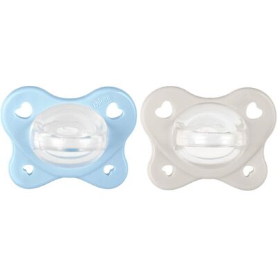 CHICCO Cumlíky PhysioForma® Dual Soft modré 2-6m, 2 ks CHICCO Cumlíky PhysioForma® Dual Soft modré 2-6m, 2 ks