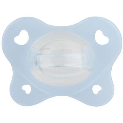 CHICCO Cumlík PhysioForma® Dual Soft modrý 0-2m, 1 ks CHICCO Cumlík PhysioForma® Dual Soft modrý 0-2m, 1 ks