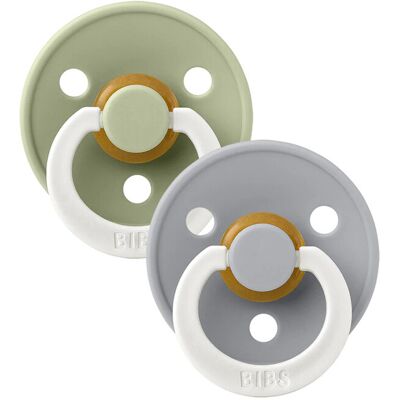 BIBS Colour cumlíky z prírodného kaučuku 2 ks veľ. 1 Sage Nočný / Cloud Nočný BIBS Colour cumlíky z prírodného kaučuku 2 ks veľ. 1 Sage Nočný / Cloud Nočný
