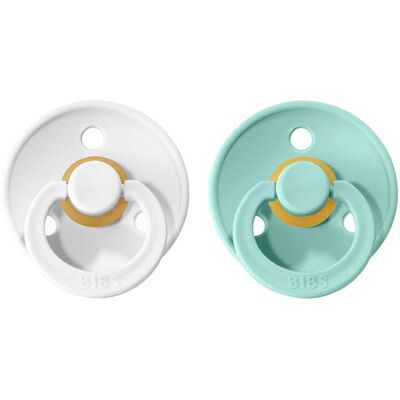 BIBS Colour cumlíky z prírodného kaučuku 2 ks, veľkosť 1, White/Mint,BIBS Colour cumlíky z prírodného kaučuku 2 ks, veľkosť 1, White/Mint BIBS Colour cumlíky z prírodného kaučuku 2 ks, veľkosť 1, White/Mint,BIBS Colour cumlíky z prírodného kaučuku 2 ks, veľkosť 1, White/Mint