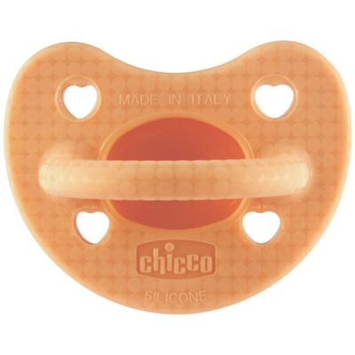 CHICCO Cumlík Physio Luxe 2-6m orange, 1ks CHICCO Cumlík Physio Luxe 2-6m orange, 1ks