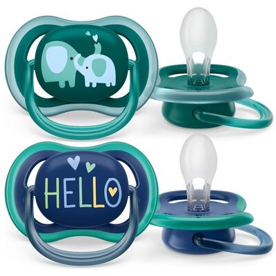 Philips AVENT Cumlík Ultra air 18m+ chlapec (slon) 2ks Philips AVENT Cumlík Ultra air 18m+ chlapec (slon) 2ks