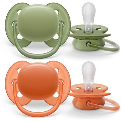 Philips AVENT Cumlík Ultrasoft Premium neutral 18m+ 2 ks Philips AVENT Cumlík Ultrasoft Premium neutral 18m+ 2 ks