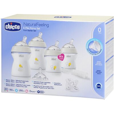 CHICCO Sada novorodenecká štartovacia Natural Feeling neutral 0m+ CHICCO Sada novorodenecká štartovacia Natural Feeling neutral 0m+