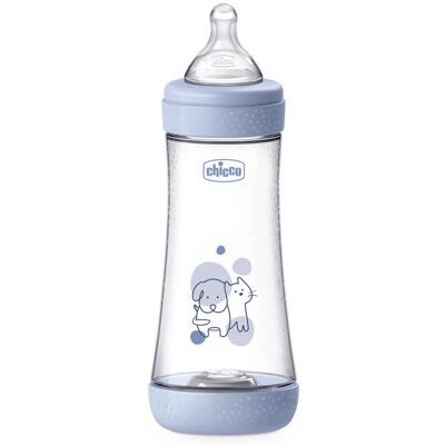 CHICCO Fľaša dojčenská antikoliková Perfect5 300 ml chlapec rýchly prietok 4m+ CHICCO Fľaša dojčenská antikoliková Perfect5 300 ml chlapec rýchly prietok 4m+