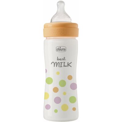 CHICCO Fľaša dojčenská Perfect Easy 250 ml, stredný silikónový prietok, pre dievčatá, 2m+ CHICCO Fľaša dojčenská Perfect Easy 250 ml, stredný silikónový prietok, pre dievčatá, 2m+