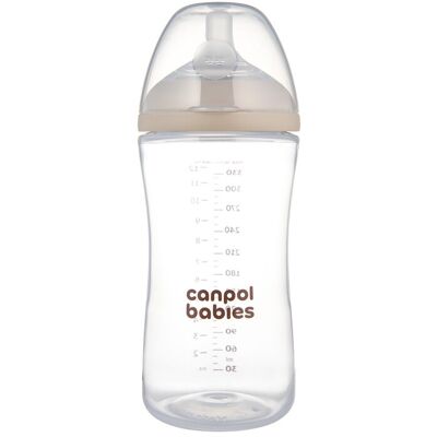 CANPOL BABIES Fľaša antikoliková Natural shape 330ml CANPOL BABIES Fľaša antikoliková Natural shape 330ml