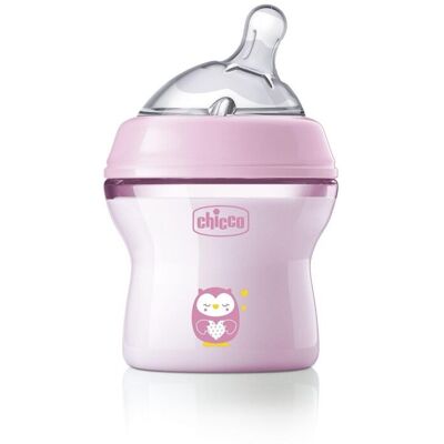 Chicco Natural Feeling ružová 150ml,CHICCO Fľaša dojčenská antikolik Natural Feeling 150 ml dievča 0m+ Chicco Natural Feeling ružová 150ml,CHICCO Fľaša dojčenská antikolik Natural Feeling 150 ml dievča 0m+
