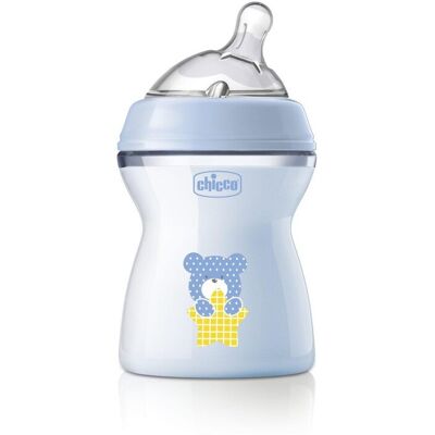 Chicco Natural Feeling modrá 250ml,CHICCO Fľaša dojčenská antikolik Natural Feeling 250 ml chlapec 2m+ Chicco Natural Feeling modrá 250ml,CHICCO Fľaša dojčenská antikolik Natural Feeling 250 ml chlapec 2m+