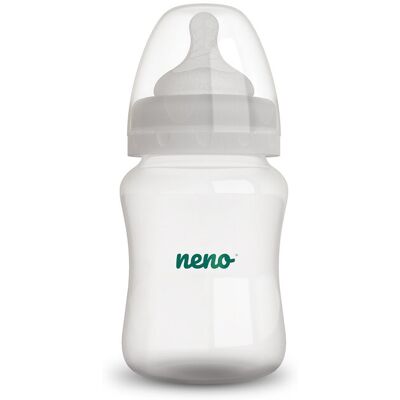 NENO Dojčenská fľaša antikoliková 150ml, 0m+ NENO Dojčenská fľaša antikoliková 150ml, 0m+