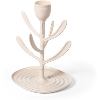 BABYONO Odkvapkávač univerzálny na fľaše a príslušenstvo Tulip Beige BABYONO Odkvapkávač univerzálny na fľaše a príslušenstvo Tulip Beige
