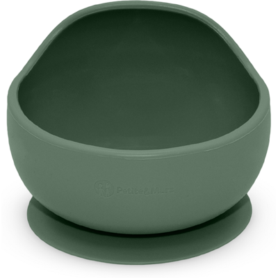 PETITE&MARS Miska silikónová s prísavkou Take&Match Misty Green 6m+ PETITE&MARS Miska silikónová s prísavkou Take&Match Misty Green 6m+