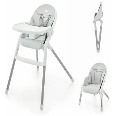 KINDERKRAFT Stolička jedálenská Dinnly 2v1 Grey KINDERKRAFT Stolička jedálenská Dinnly 2v1 Grey