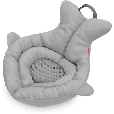 SKIP HOP Podložka do kúpeľa froté Moby Grey 0-6m SKIP HOP Podložka do kúpeľa froté Moby Grey 0-6m