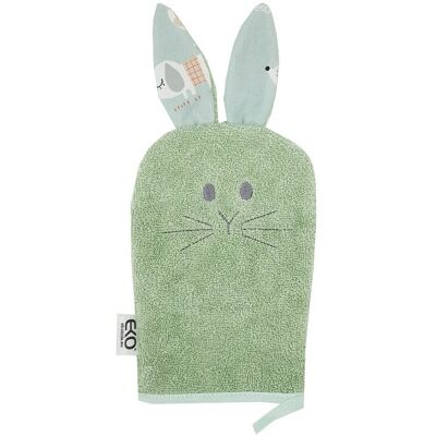 EKO Žinka bavlnená s uškami Bunny Olive green 20x15 cm EKO Žinka bavlnená s uškami Bunny Olive green 20x15 cm