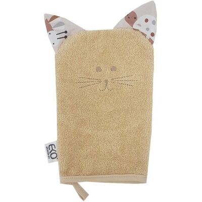 EKO Žinka bavlnená s uškami Cat Beige 20x15 cm EKO Žinka bavlnená s uškami Cat Beige 20x15 cm