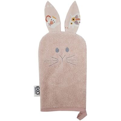 EKO Žinka bavlnená s uškami Bunny Rose pink 20x15 cm EKO Žinka bavlnená s uškami Bunny Rose pink 20x15 cm
