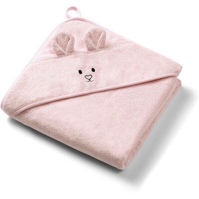 BABYONO Osuška bambusová Super Soft Pink 100x100 cm BABYONO Osuška bambusová Super Soft Pink 100x100 cm
