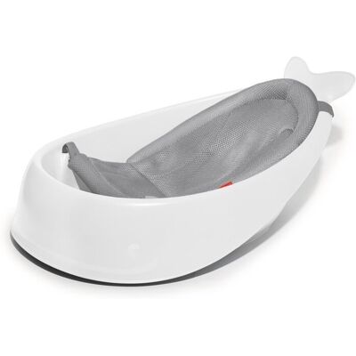 SKIP HOP Vanička s ergonomickou podložkou Moby 3 fázová biela SKIP HOP Vanička s ergonomickou podložkou Moby 3 fázová biela