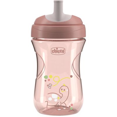 CHICCO Hrnček Advanced so slamkovým náustkom pink, 12m+ CHICCO Hrnček Advanced so slamkovým náustkom pink, 12m+