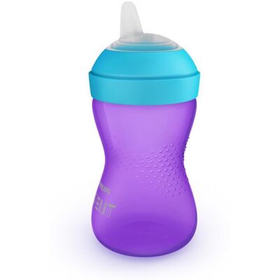 Philips Avent netekoucí hrníček s měkkým pítkem 300 ml fialový,Philips AVENT Hrnček 300 ml Grippy s mäkkým náustkom dievča Philips Avent netekoucí hrníček s měkkým pítkem 300 ml fialový,Philips AVENT Hrnček 300 ml Grippy s mäkkým náustkom dievča