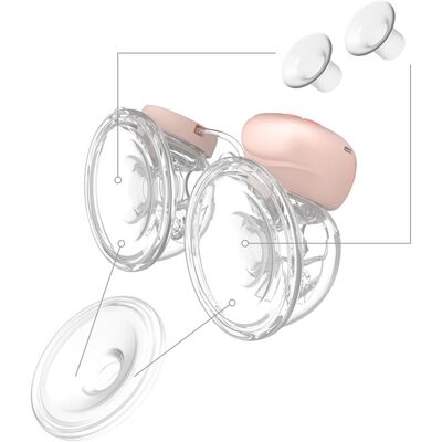 BABYONO ND Silikónové vložka a 2 redukcie 24 a 21 mm na odsávačku Twinny Double BABYONO ND Silikónové vložka a 2 redukcie 24 a 21 mm na odsávačku Twinny Double