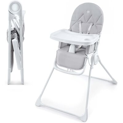 KINDERKRAFT Stolička jedálenská Binci Light Grey KINDERKRAFT Stolička jedálenská Binci Light Grey