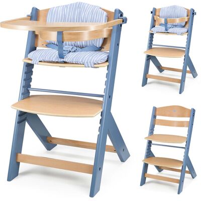 KINDERKRAFT Stolička jedálenská Nordic Breeze s vankúšom KINDERKRAFT Stolička jedálenská Nordic Breeze s vankúšom