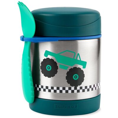 SKIP HOP Spark Style Termoska na jedlo s lyžičkou/vidličkou Monster Truck 325 ml, 3r+ SKIP HOP Spark Style Termoska na jedlo s lyžičkou/vidličkou Monster Truck 325 ml, 3r+